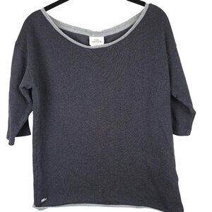 EUC Lacoste Sport‎ Women's Gray Pullover Sweatshirt Size 36